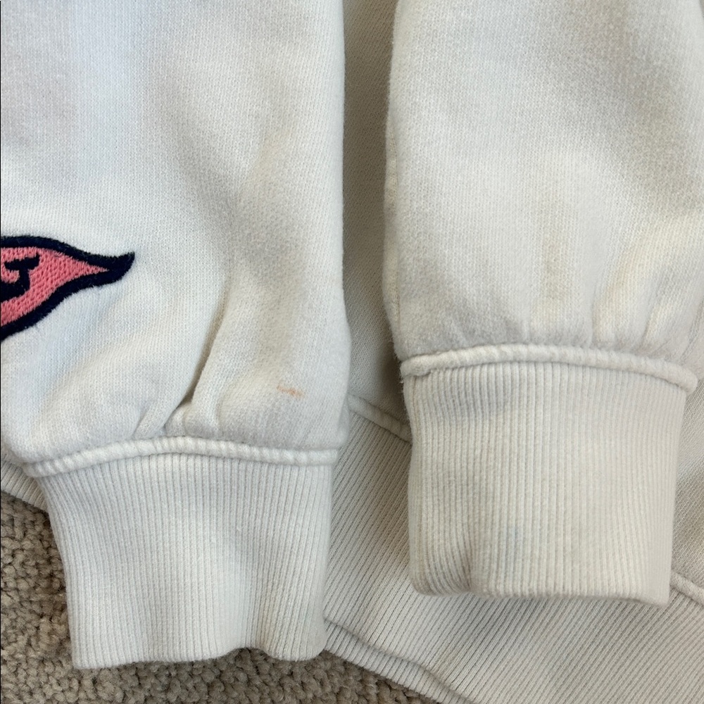 Vineyard Vines Sweatshirt with Pink & Gold Lettering. S (7-8) - Picture 3 of 4